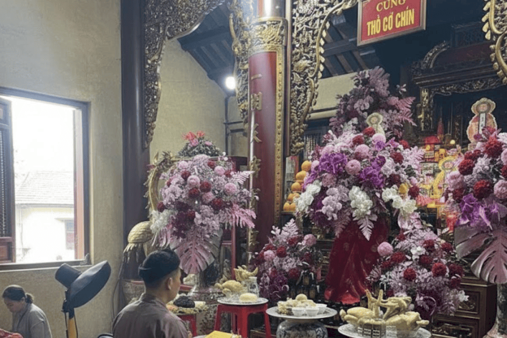 Đ&acirc;y l&agrave; cung thờ C&ocirc; Ch&iacute;n Thanh H&oacute;a